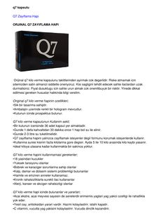Q7 hapi nedir