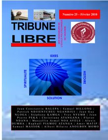 Tribune Libre N°25 - TRIBUNE