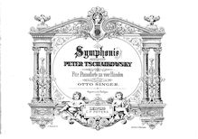 Partition complète, Symphony No.4, F minor, Tchaikovsky, Pyotr