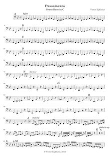 Partition Great basse, Passamezzo, G minor, Eijkhout, Victor