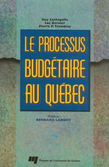 Le Processus budgétaire au Québec