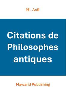 Citations de philosophes antiques