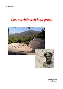 Les mathématiciens grecs