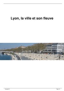 Lyon, la ville et son fleuve