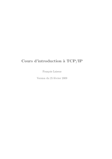 Cours d introduction ` a TCP/IP