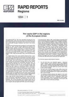 RAPID REPORTS Regions. 1994 1