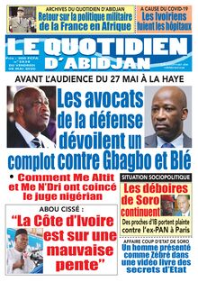 Le Quotidien d’Abidjan n°2838 – du vendredi 08 mai 2020