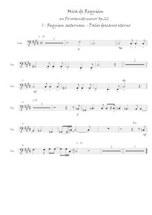 Partition Tuba, Misa de Requiem en do sostenido menor, C♯ minor