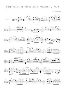 Partition complète (simplified), Capriccio en C minor Hommage à Paganini