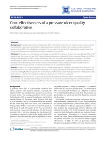 Cost-effectiveness of a pressure ulcer quality collaborative