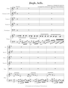 Partition Orchestral Arrangement, Jingle Bells, G Major, Akabuogu, Chukwudimma