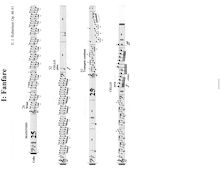 Partition violoncelles,  pour orchestre, B flat, Robertson, Ernest John