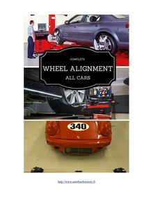 Complete Wheel Alignment All Cars