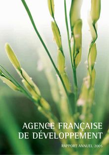 Rapport annuel 2005 de l Agence française de développement