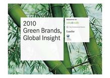 Présentation Green Brands 2010 - VF