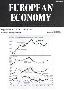 EUROPEAN ECONOMY. Supplement ? — No 3 — March 1984