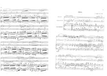 Partition de piano et parties, Klaviertrio No. 3 en A-moll, Op.124