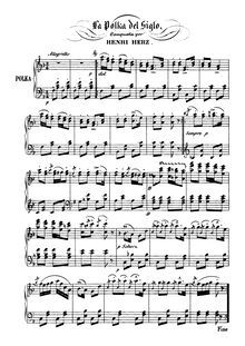 Score, La Polka del Siglo, Herz, Henri