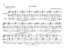 Partition No.4: Allégro, 4 Compositions pour orgue, Op.39, Kroeger, Ernest Richard