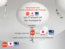 "Les Français et les transports" : sondage BVA pour la presse régionale et Doméo