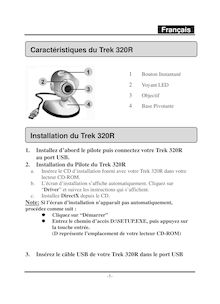 Notice Webcam Genius KYE Systems  Trek 320R