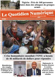 Quotidien Numérique d’Afrique du 27/12/2023