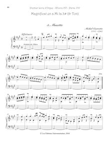 Partition , Musettes, Premier Livre d’Orgue, Op.16, Corrette, Michel par Michel Corrette