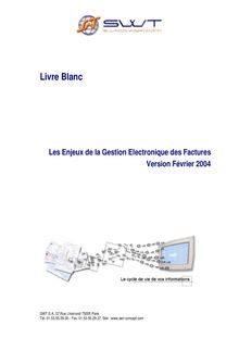 Livre Blanc INVOICE 2004