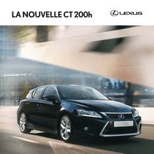 Catalogue sur la compact Lexus CT 200h