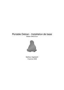 Portable Debian - Installation de base