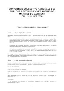 CCN ETAM (12 juillet 2006) - CFDT Construction et Bois