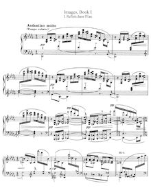 Partition complète, Images (Prèmiere Série), Debussy, Claude par Claude Debussy