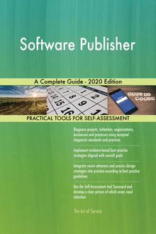 Software Publisher A Complete Guide - 2020 Edition