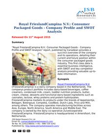 Royal FrieslandCampina N.V. Company Profile - JSB Market Research
