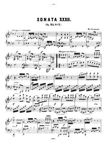 Partition Vol.II, , partie 2, Collected Piano sonates, Clementi, Muzio