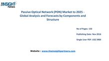 Passive Optical Network (PON) Market: Global Industry Perspective, Comprehensive Analysis and Forecast to 2025 |The Insight Partners