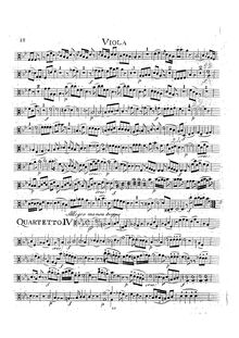 Partition viole de gambe, corde quatuor No.17, Hunt Quartet, B♭ major par Wolfgang Amadeus Mozart
