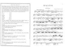 Partition parties complètes, corde quatuor No.3, Op.33, B♭ major