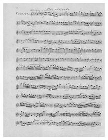 Partition hautbois solo (lower resolution greyscale), Concertos pour vents, Opp.83-90