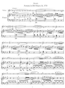 Partition complète et , partie, Piano Sonata No.17, B♭ major