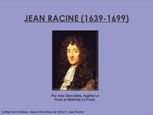 JEAN RACINE (1639-1699