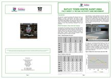 Batley Town Centre Audit 2004 Factsheet 3