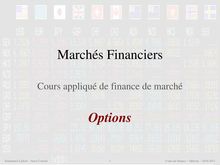 Presentation Options - Marchés Financiers