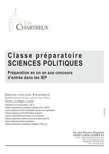 Documentation concernant notre prépa Sciences-Po - 2008/02 ...