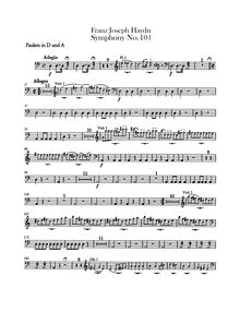 Partition timbales, Symphony No. 104, London/Salomon, D Major, Haydn, Joseph par Joseph Haydn