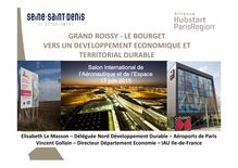Grand Roissy - Le Bourget : Inscrire le territoire dans croissance durable 