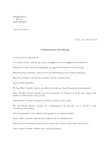 Gouvernement Valls 3 : la liste des ministres et secrétaires d Etat