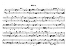Partition complète, Fugue, G minor, Mozart, Wolfgang Amadeus par Wolfgang Amadeus Mozart