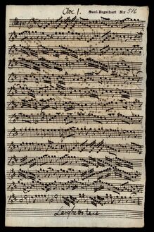 Partition hautbois 1, Sinfonia, D major, Iversen, Johannes Erasmus par Johannes Erasmus Iversen