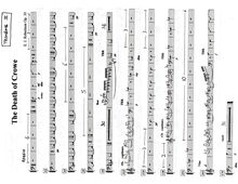 Partition Trombone 2, pour Death of Crowe, a minor, Robertson, Ernest John